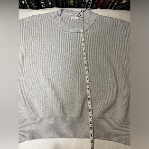 NWT ARCAA HARPER ORGANIC KNIT SWEATER - GREY MARLE | size large - Picture 12 of 15